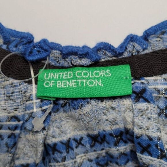 UnitedâColorsâof BenettonâBlueâRelaxedâTankâTopâSzâXS - Picture 6 of 8